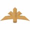 Ekena Millwork Davenport Rough Sawn Timber Gable Bracket, Western Red Cedar, 48"W x 22"H x 2"D x 6"F, 11/12 Pitch GBW048X22X0206DAV00RWR - alternate 1